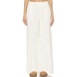 WeWoreWhat Pull-On Straight Leg Pants Cloud White Size M NWT $69 Soft Stretch Lo